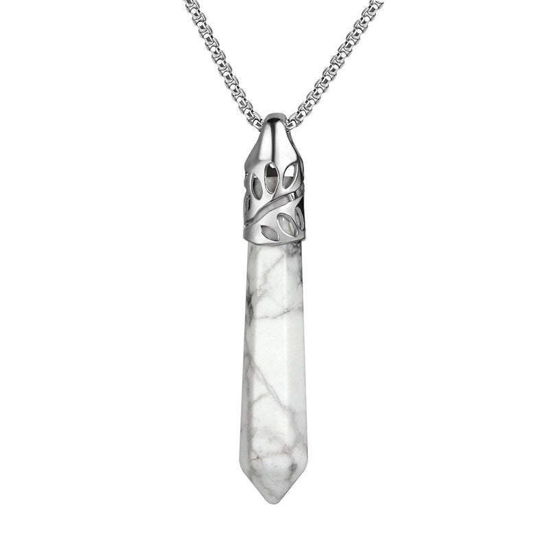 Crystal Bullet Protection Gemstone Necklace