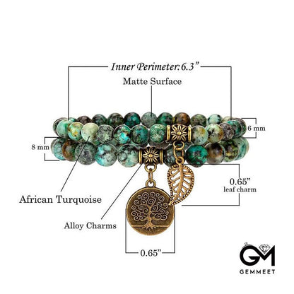 African Turquoise Transformation Bracelet