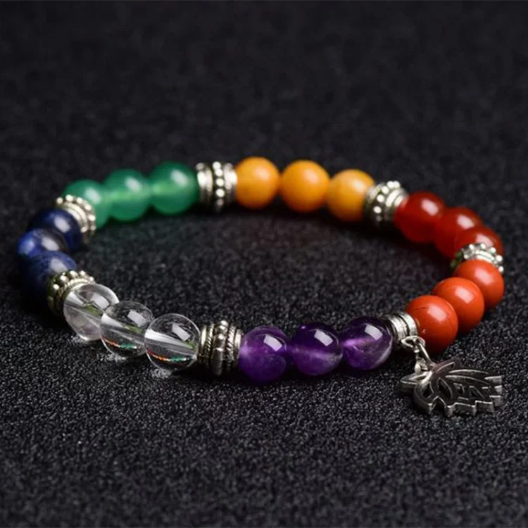 Chakra Lotus Symbol Bracelet