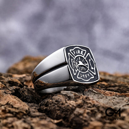 English Word Series Stainless Steel Ring