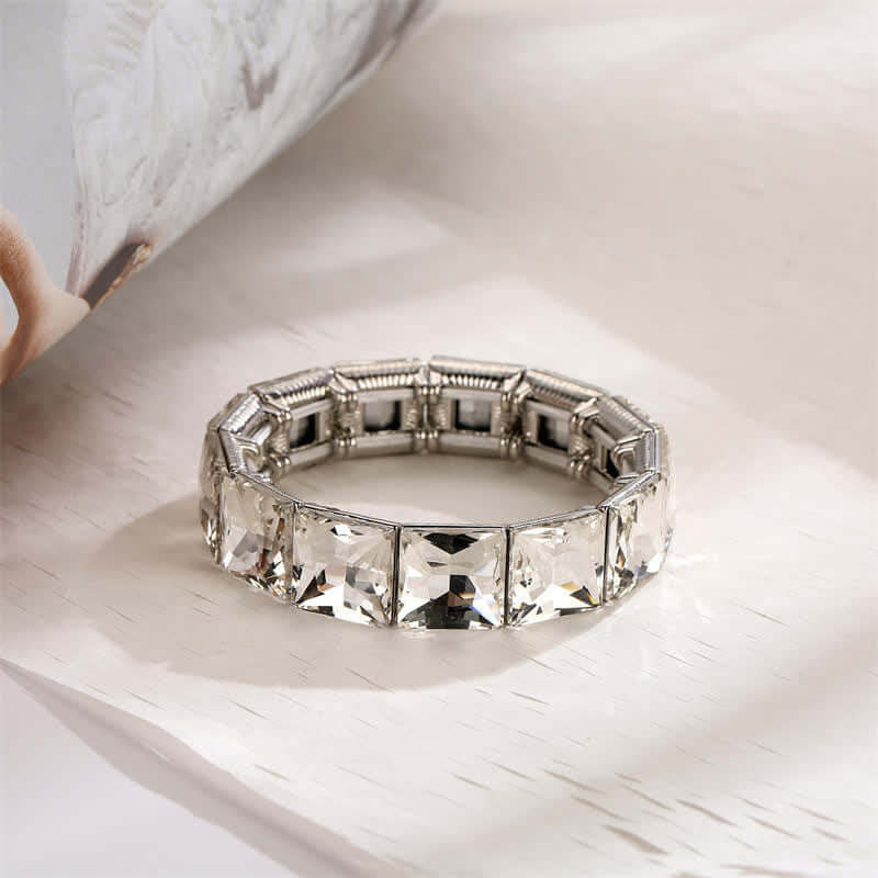 Women's Cubic Rhinestone Stretchy Bracelet