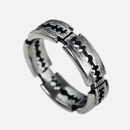 Men's Punk Rock Razor Blade Ring