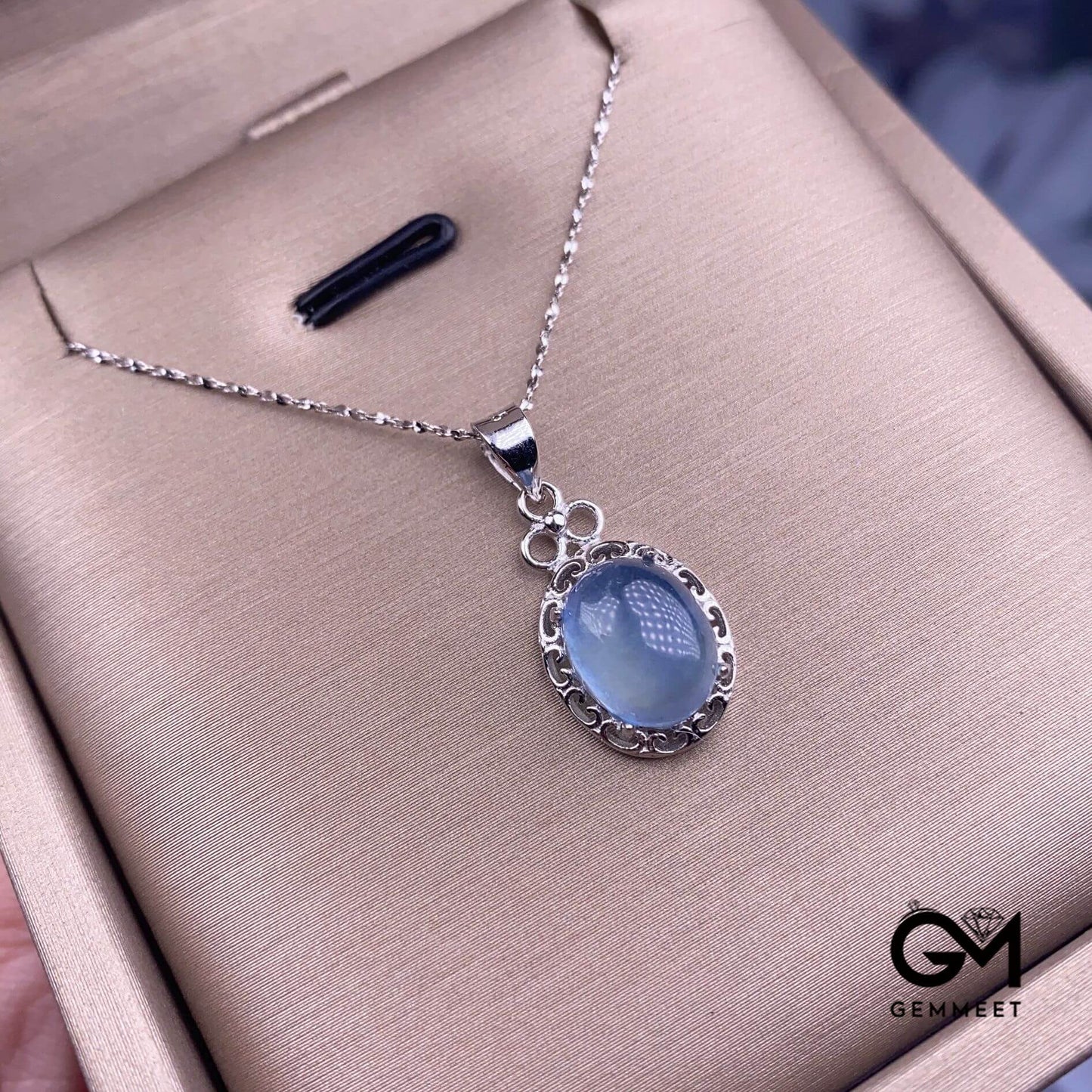 S925 Crystal Simple Pendant