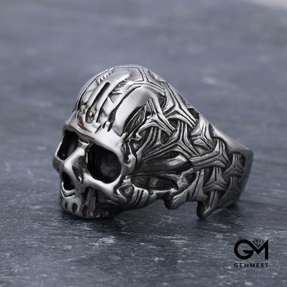 Stainless Steel Skull Personality Ring