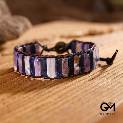 Amethyst Lapis Lazuli Bracelet