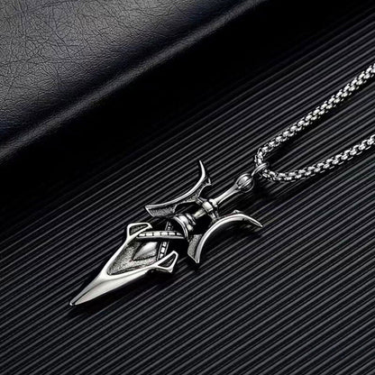 Fang Tian's Painting Halberd, Cold Trend, Cool Niche Design Hip-hop Pendant