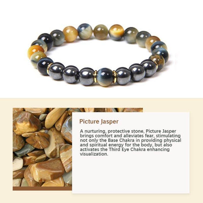 Blue Tiger Eye Protection Bracelet