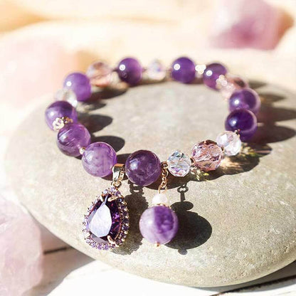 Healing Calm Amethyst Spiritual Bracelet