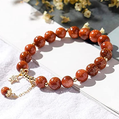 Sandstone Shiny Crystal Bracelet