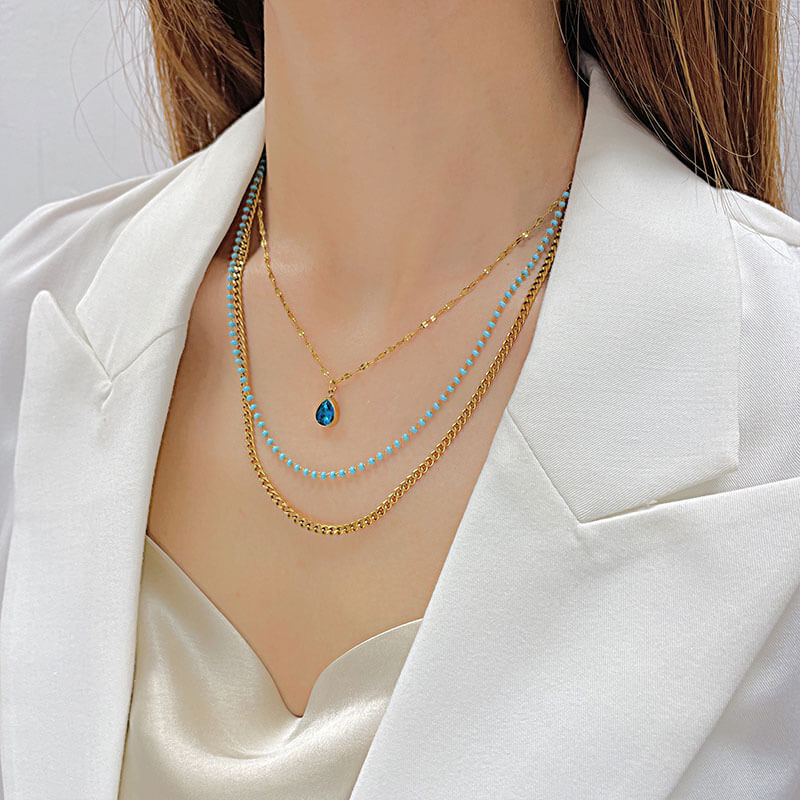 Stylish and Bohemian Style with Multi-layered Necklaces