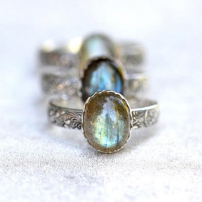 "Gentle Moonlight" - Vintage Moonstone Ring