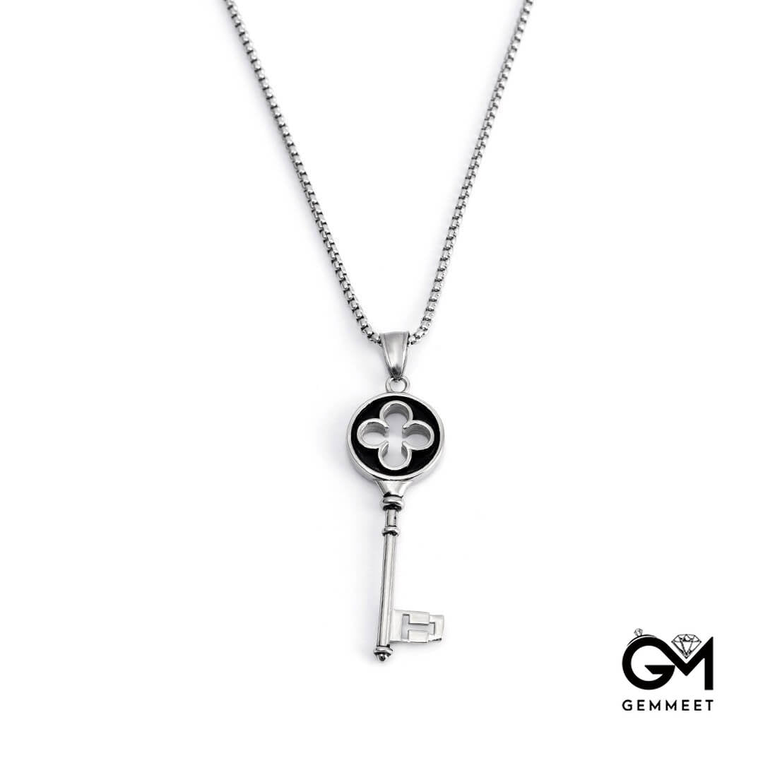 Stainless Steel Key Necklace