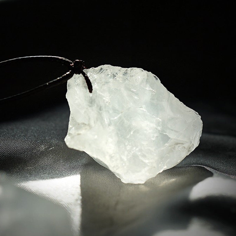 Clear Crystal Meditation Balance Gemstone Neclace