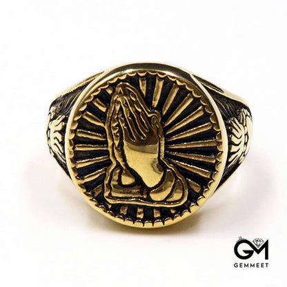 The Virgin Mary's Praying Hand Ring