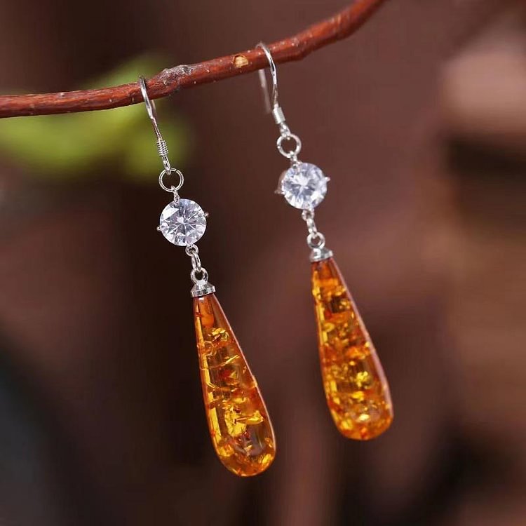 Amber Balance Earrings