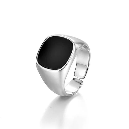 Sterling Silver Black Onyx Rings