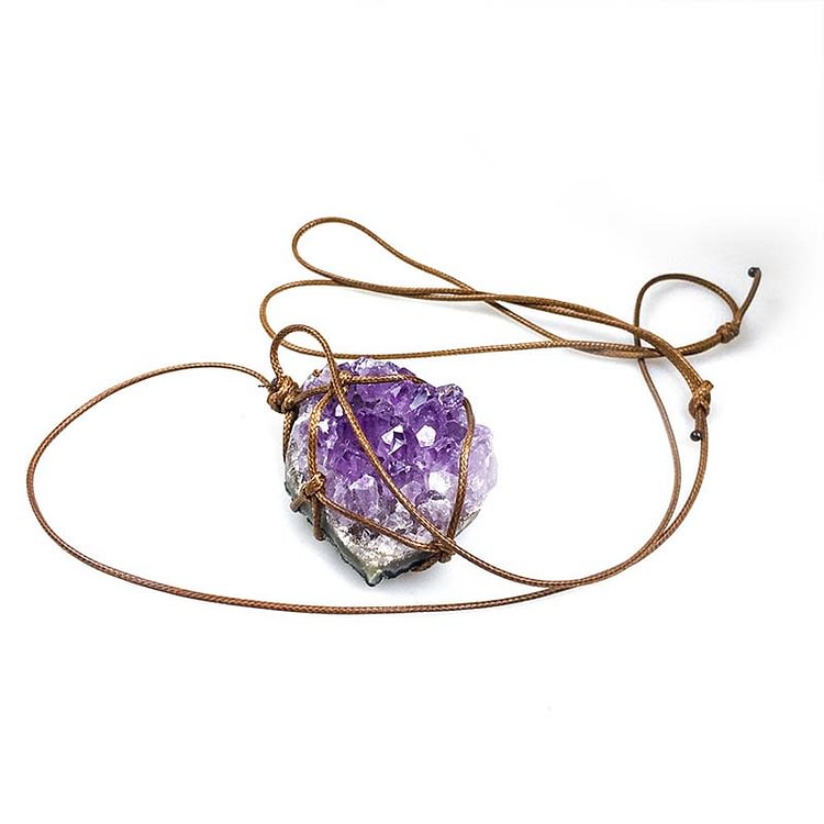 Amethyst Rough Stone Necklace