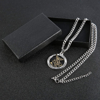 St Michael Catholic Medal Necklace