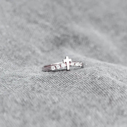 Women's Storms Of Life Cross Arch Ring