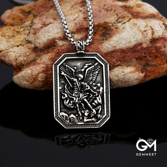 Creative Stainless Steel Viking Axe Necklace