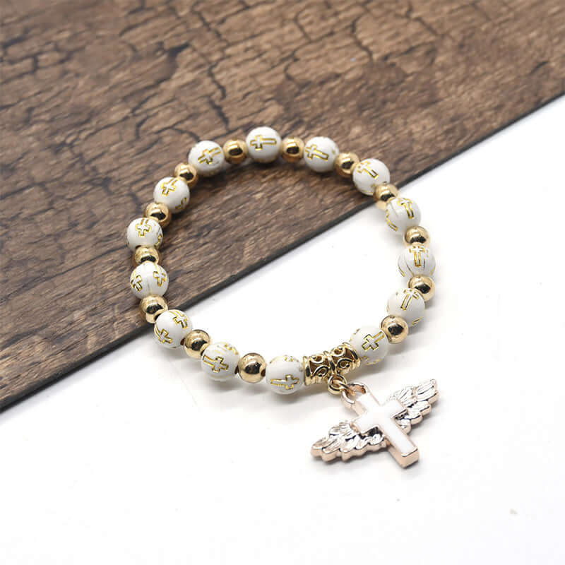 Angel Cross Symbol Bracelet