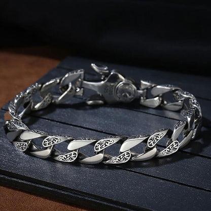 Men's Hollow Iron Chain Bracelet