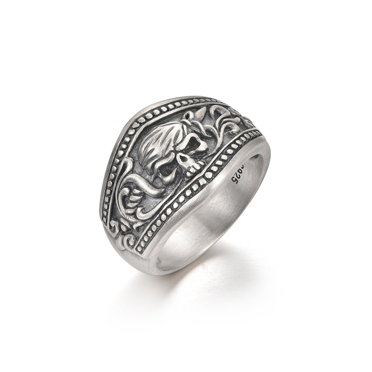 Pirate Skeleton Sterling Silver Rings