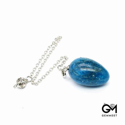 Crystal Small Egg Stone Spirit Pendulum