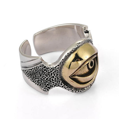 Retro Hip Hop Horus Eye of God Retro Eye of Devil Ring