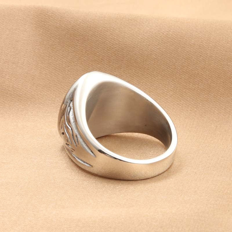 Mars Cross Retro Trendy Men's Ring