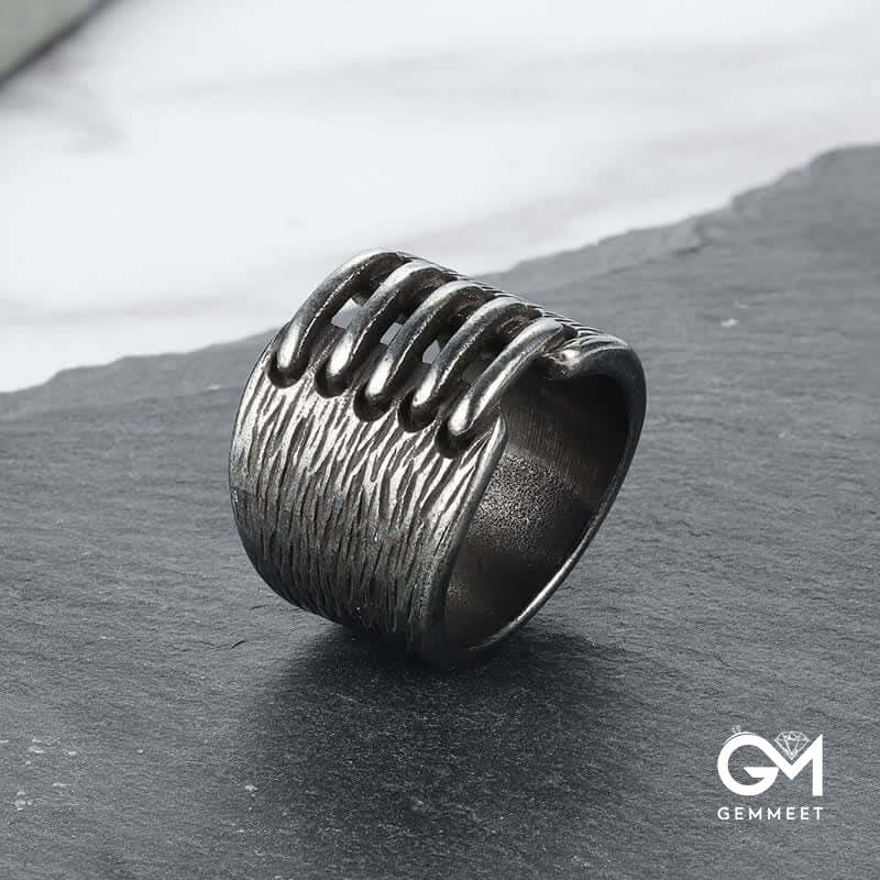 Men's Ancient Knot Wide Ring