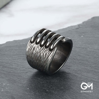 Men's Ancient Knot Wide Ring