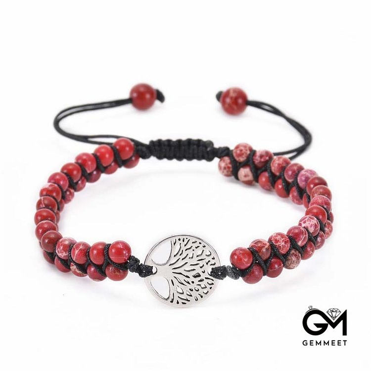 Tree of Life Double Woven Bracelet