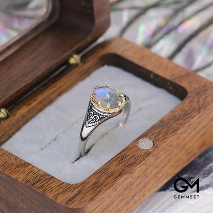 Labradorite 925 Sterling Silver Ring