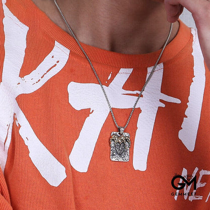 Retro Punk King Clown Alloy Necklace