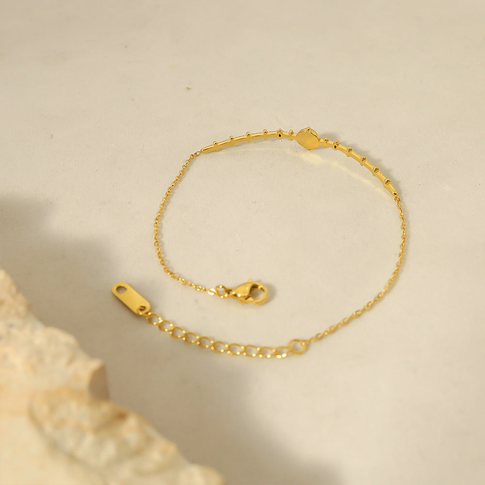 Bohemia Fish-bone Turquoise Bracelet