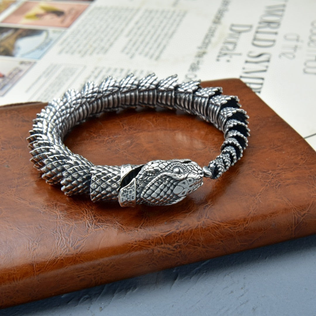 Men's Vintage Snake Bracelet