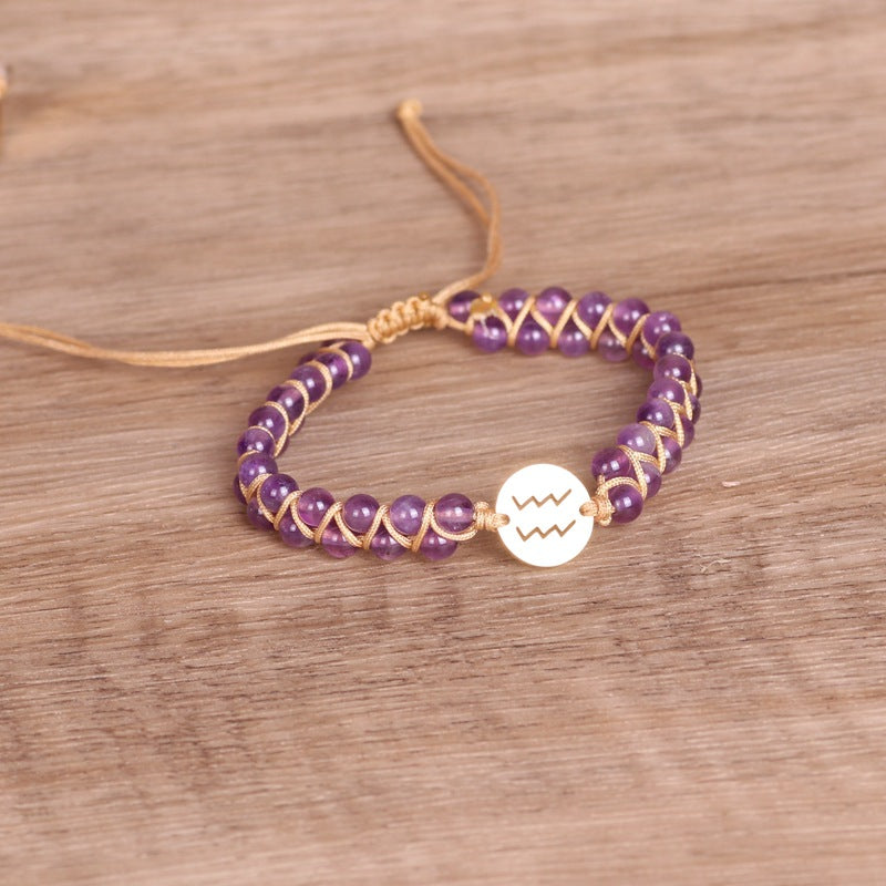 Twelve Constellations Woven Bracelet