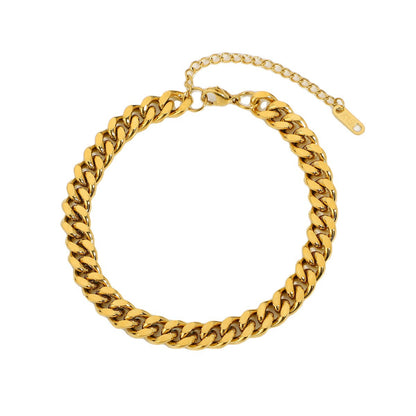 Minimalism Cuban Chain Anklet