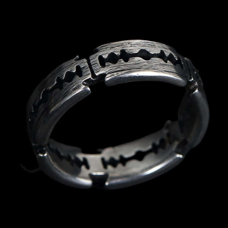 Men's Punk Rock Razor Blade Ring