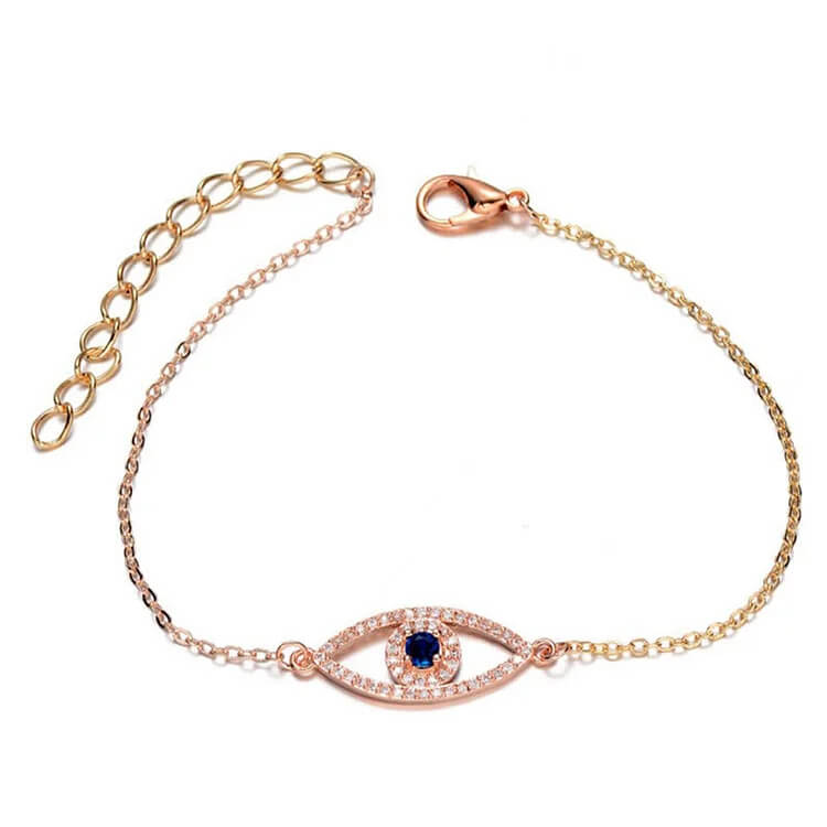 Creative Evil Eye Sapphire Bracelet