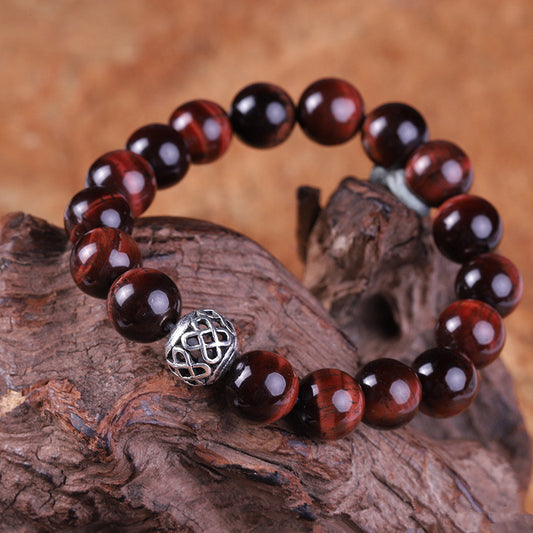 10mm Tiger Eye Elastic Bracelet