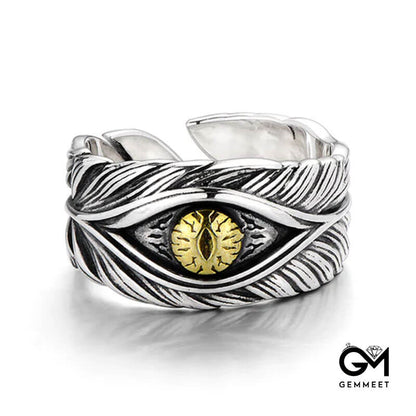 Men's Eye Of God High Street Feather Rings