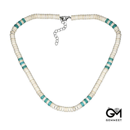 Larimar Turquoise Zircon Necklace Set