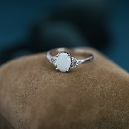 Oval Opal Ring