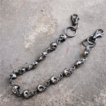 Men's Gothic Skull Head Waist Chain