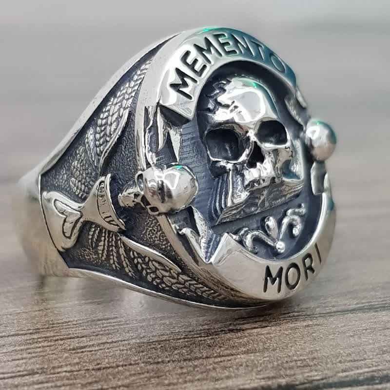 The Memento Mori Signet Ring