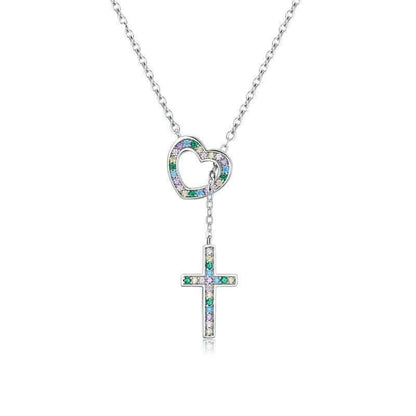 Women's Love & Cross Necklace