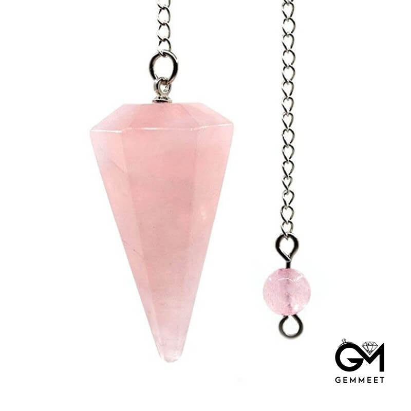 Crystal Hexagon Pyramidal Spirit Pendant