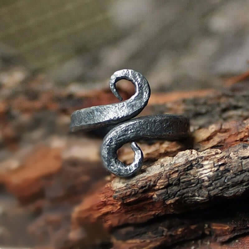 Viking Infinity Wrought Iron Ring